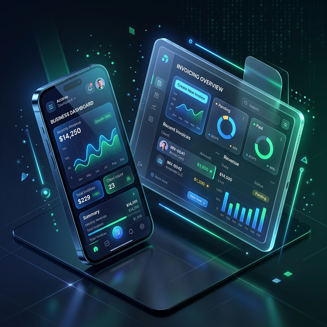 SmartBill Dashboard 3D Web assets